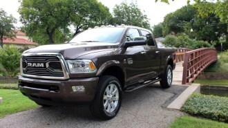 The 2018 Ram 2500 seen from a front quarter angle