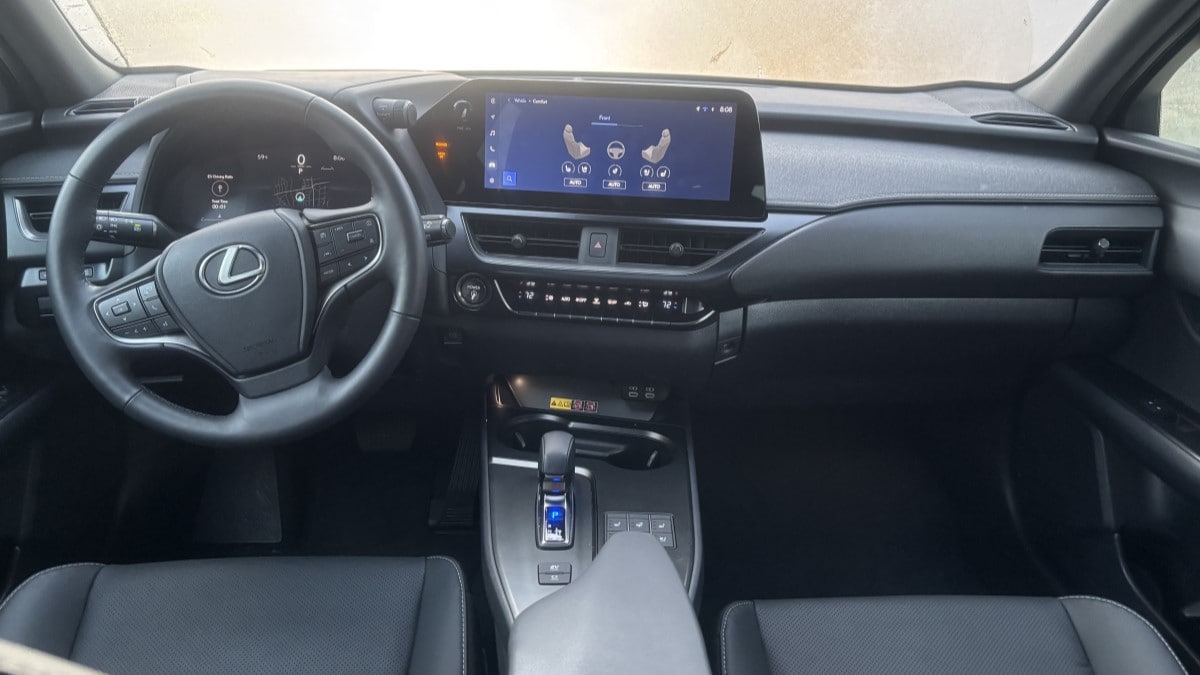 The interior of the 2025 Lexus UX300h