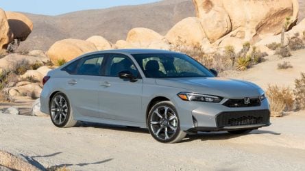 2025 Honda Civic Sport Touring Hybrid in Urban Gray Pearl