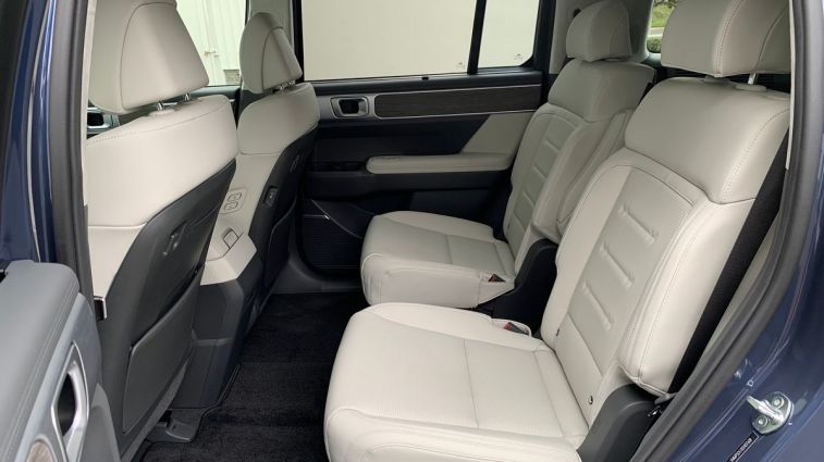 2025 Hyundai Santa Fe second row seats.
