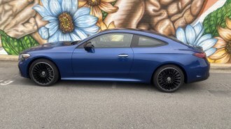 The 2025 Mercedes-Benz CLE Coupe seen in profile