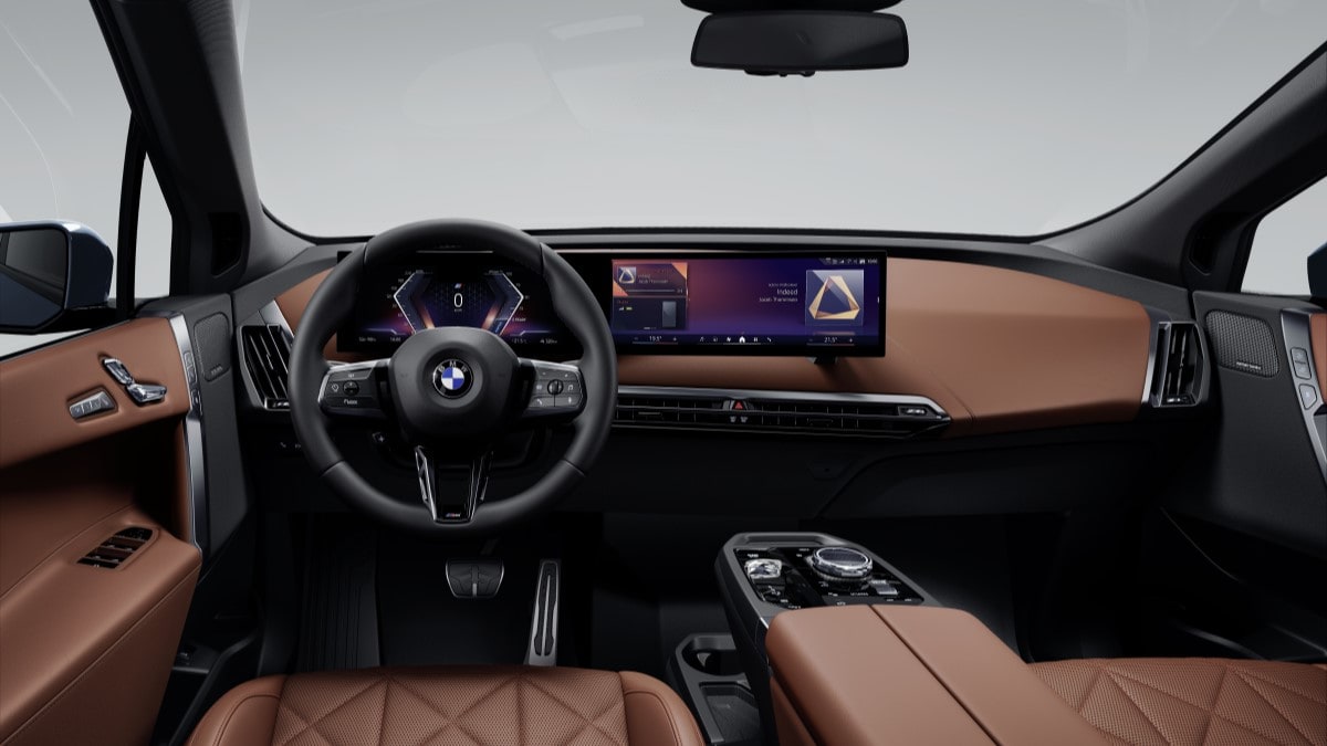 The interior of the 2026 BMW iX