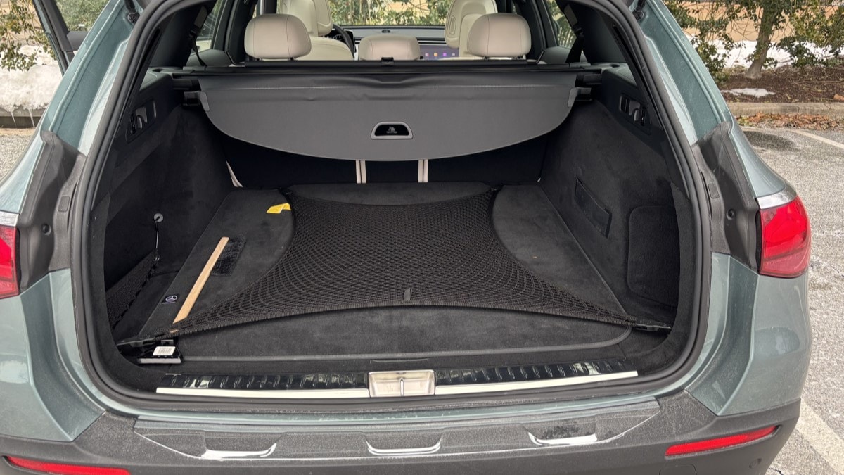 The cargo area of the 2025 Mercedes-Benz E-Class All-Terrain