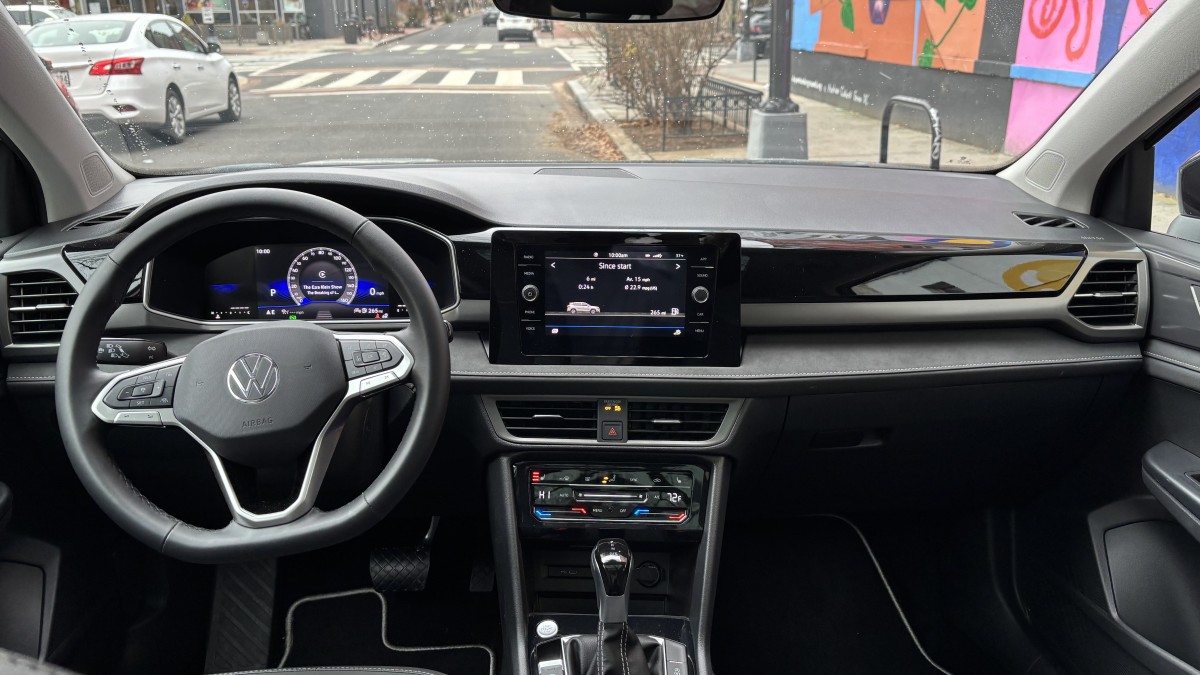 The interior of the 2025 Volkswagen Taos