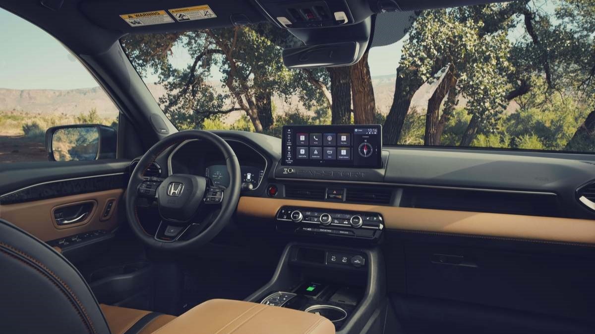 The interior of the 2026 Honda Passport