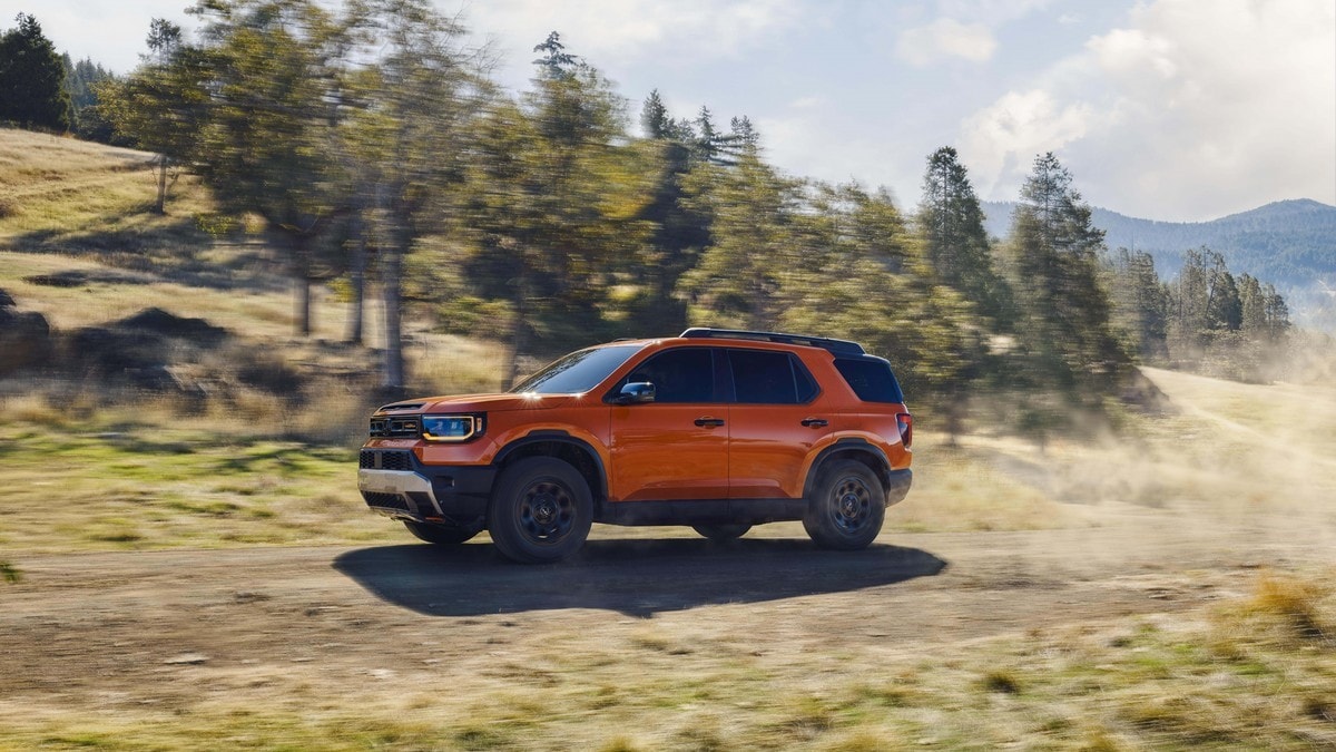 The 2026 Honda Passport seen from a front quarter angle