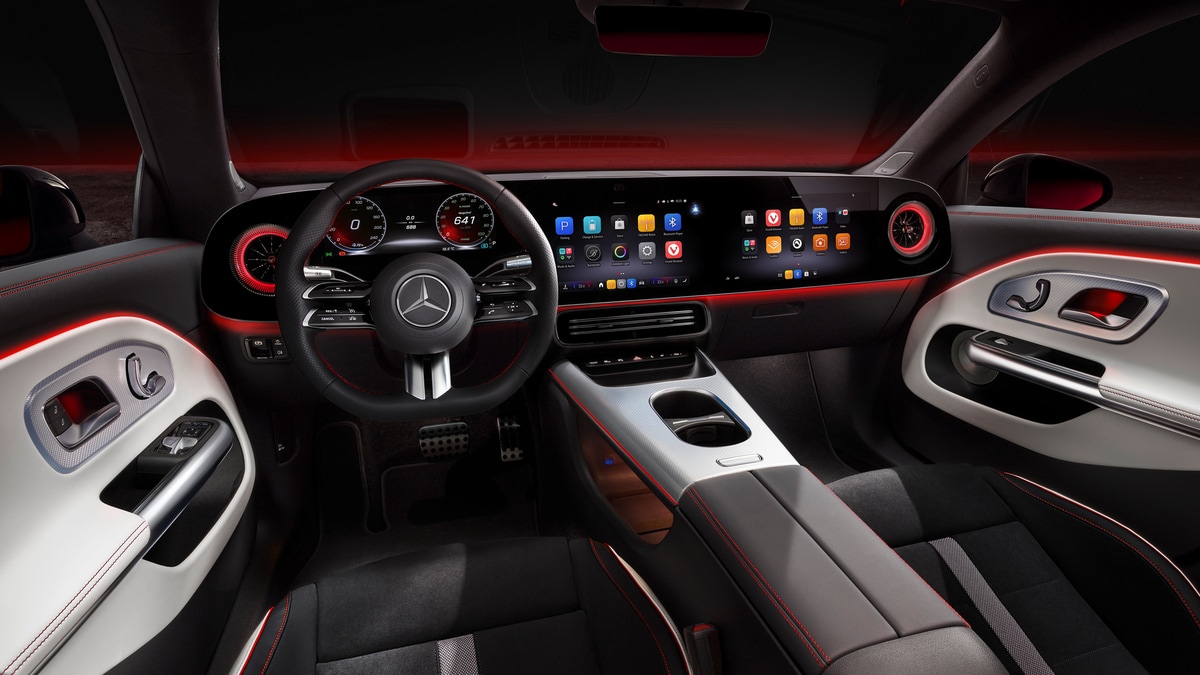 The interior of the 2026 Mercedes-Benz CLA