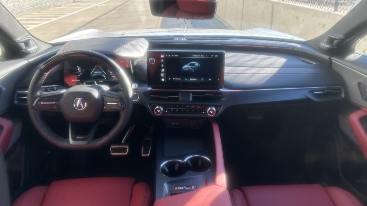 The interior of the 2025 Acura ZDX
