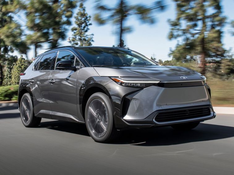 2025 Toyota bZ4X Limited in Heavy Metal