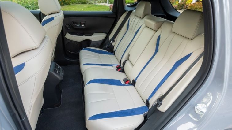 2025 Acura ADX A-Spec rear seats.