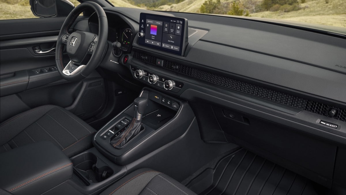 The interior of the 2026 Honda CR-V TrailSport