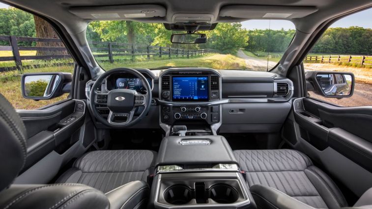 2022 Ford F-150 front cabin.