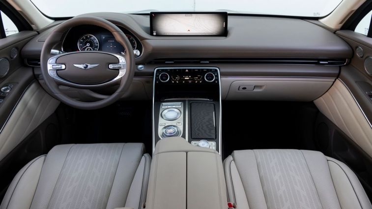 2022 Genesis GV80 front cabin.
