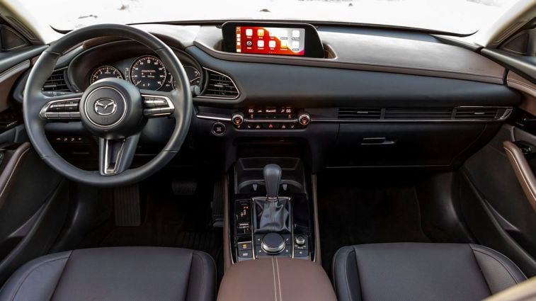 2022 Mazda CX-30 front cabin.