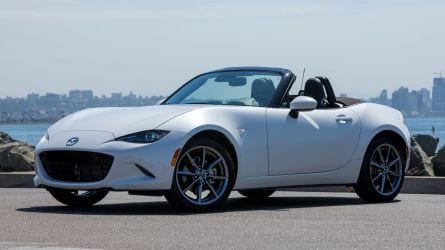 2022 Mazda MX-5 Miata, top down.