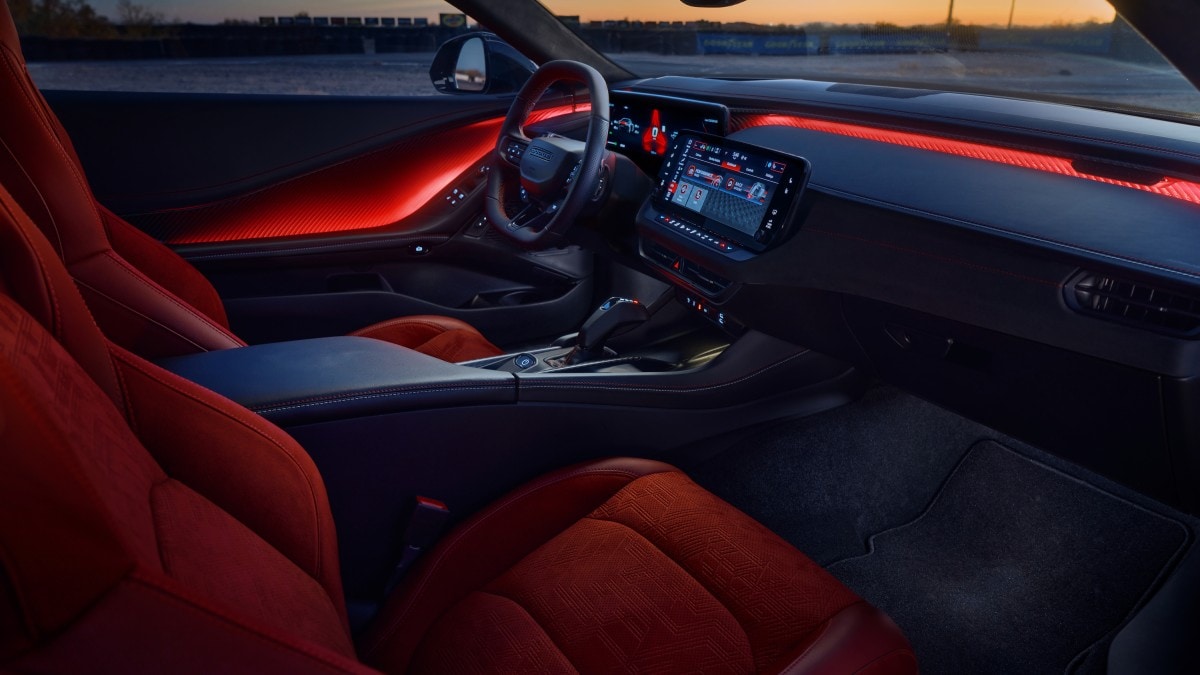 The interior of the 2025 Dodge Charger Daytona