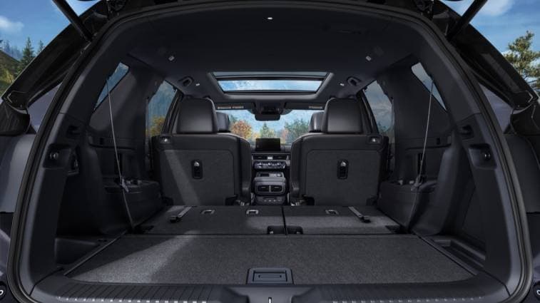 2025 Honda Pilot rear cargo area.