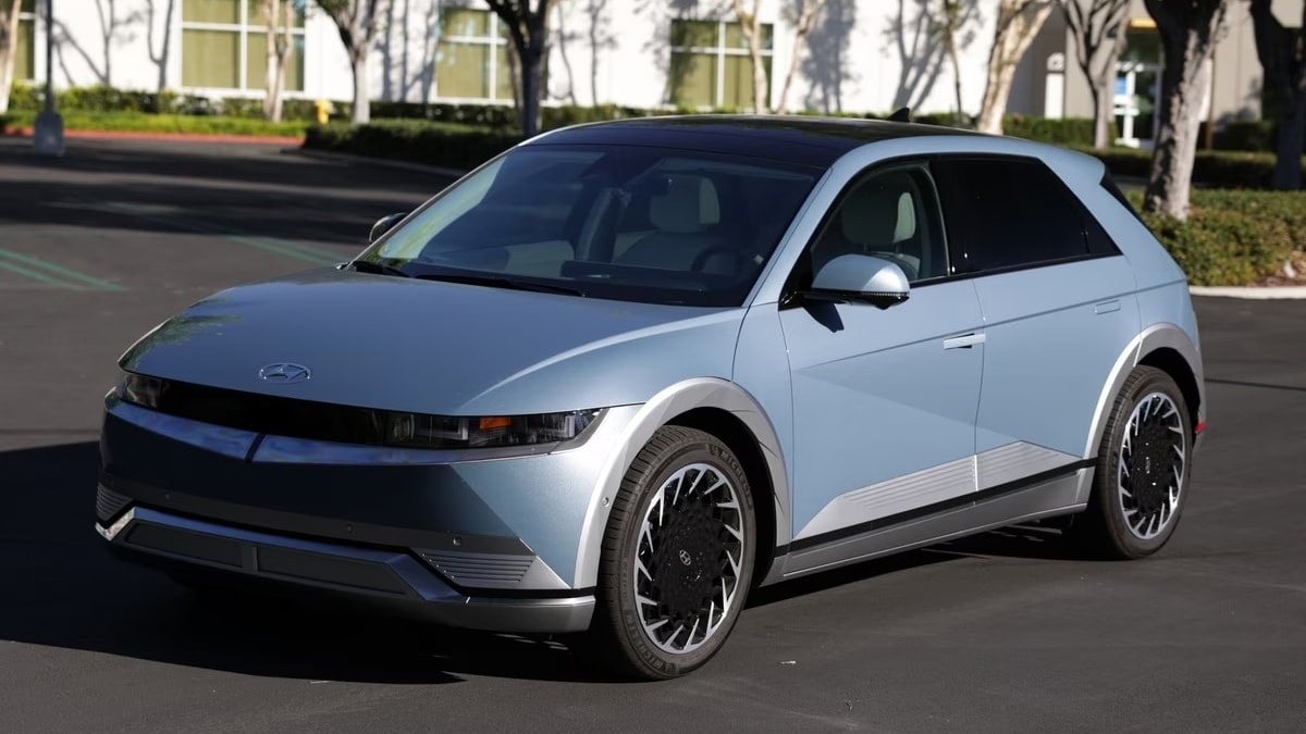 2025 Hyundai Ioniq 5 parked on the street.
