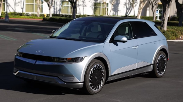 2025 Hyundai Ioniq 5 parked on the street.