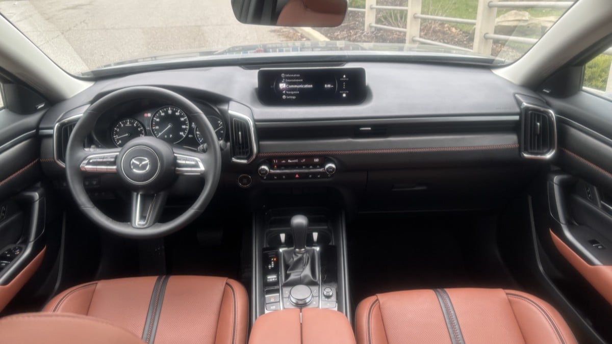 The interior of the 2025 Mazda CX-50