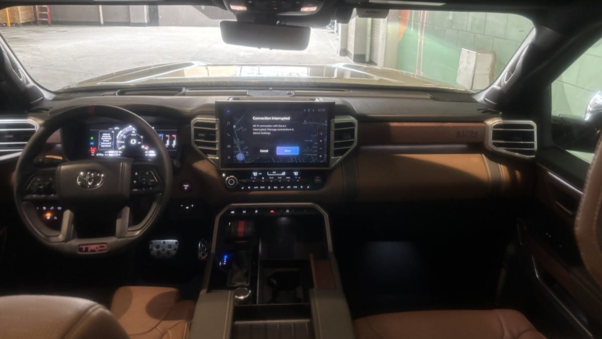 The interior of the 2025 Toyota Sequoia