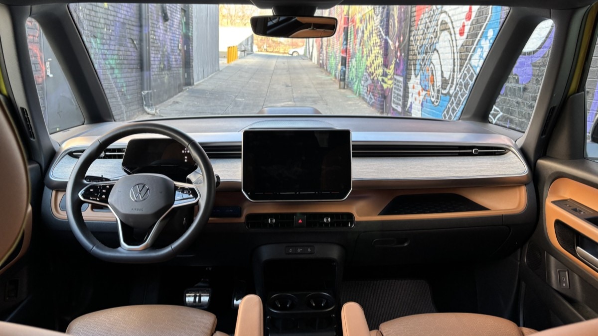 The dashboard of the 2025 Volkswagen ID. Buzz