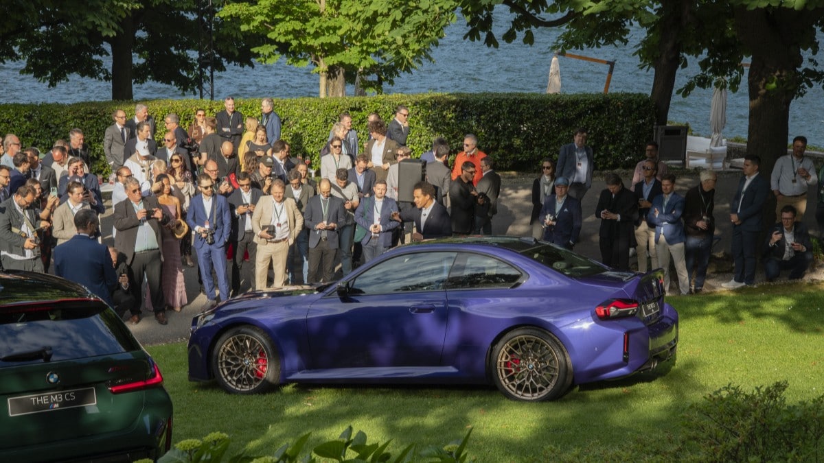 The 2026 BMW M2 CS seen at the Concorso d’Eleganza Villa d’Este