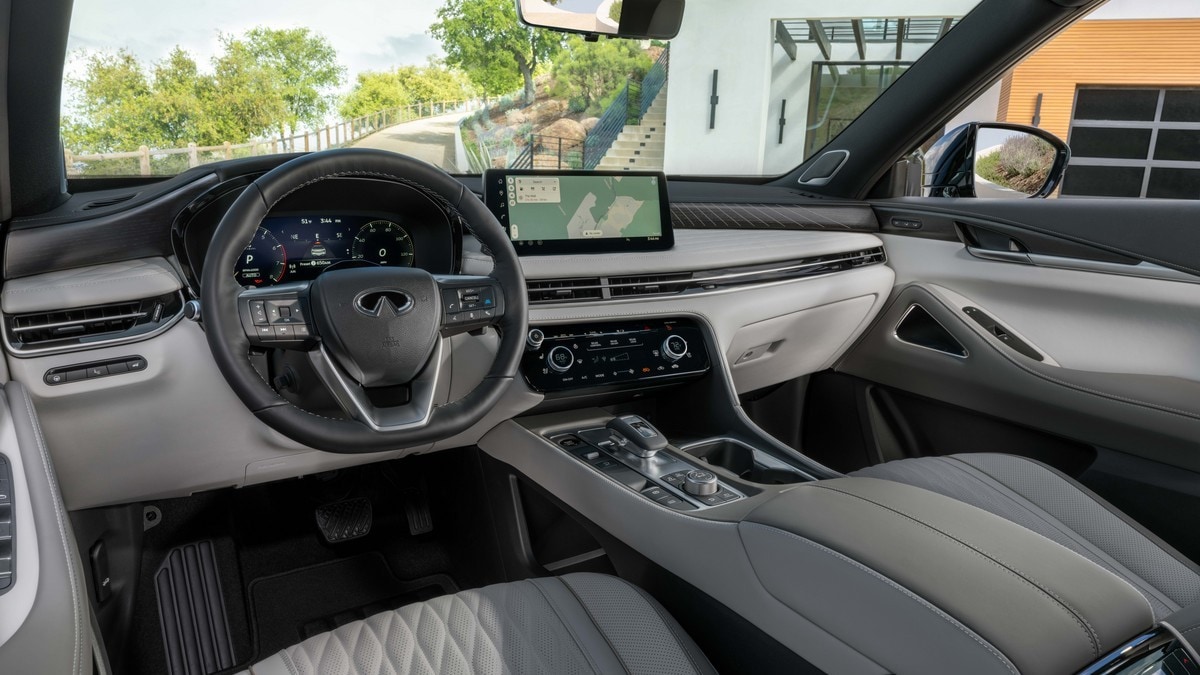 The interior of the 2026 Infiniti QX60