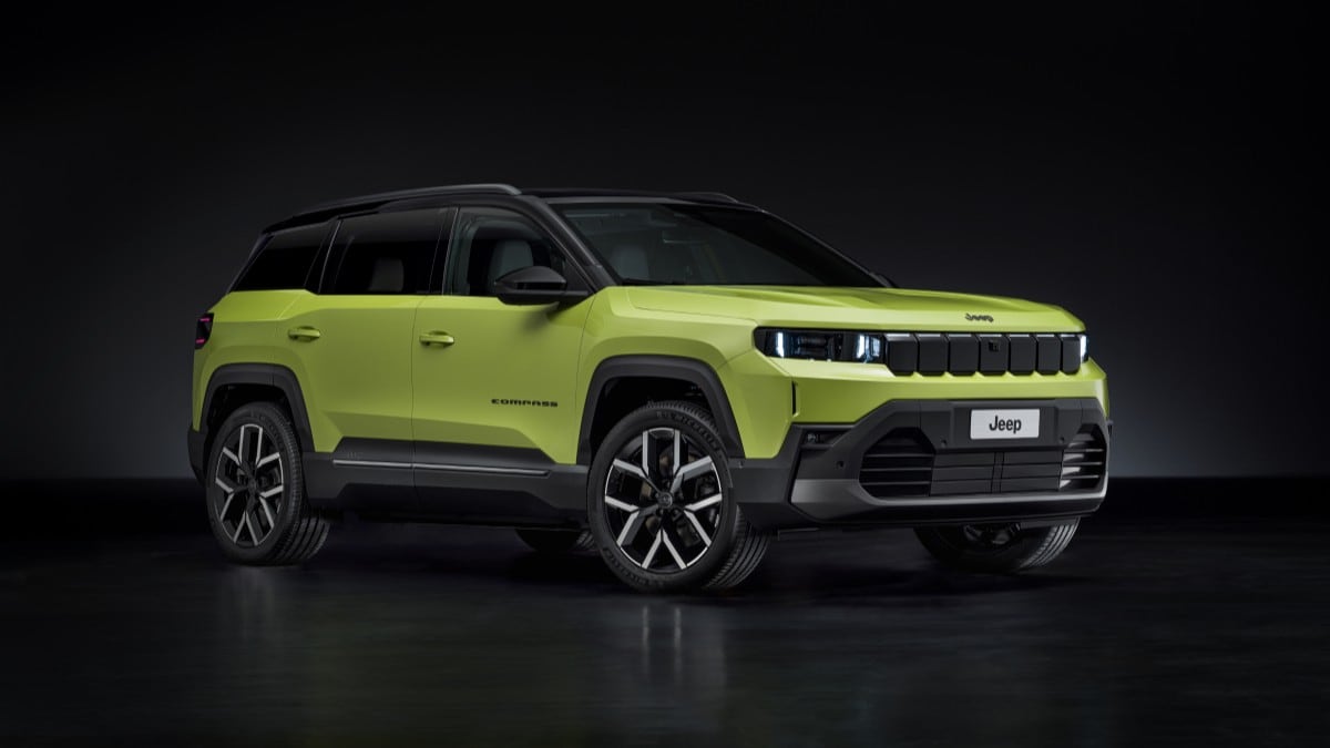The 2026 Jeep Compass seen from a front quarter angle
