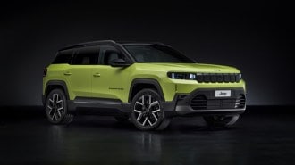 The 2026 Jeep Compass seen from a front quarter angle