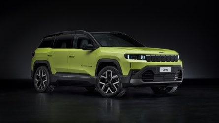 The 2026 Jeep Compass seen from a front quarter angle