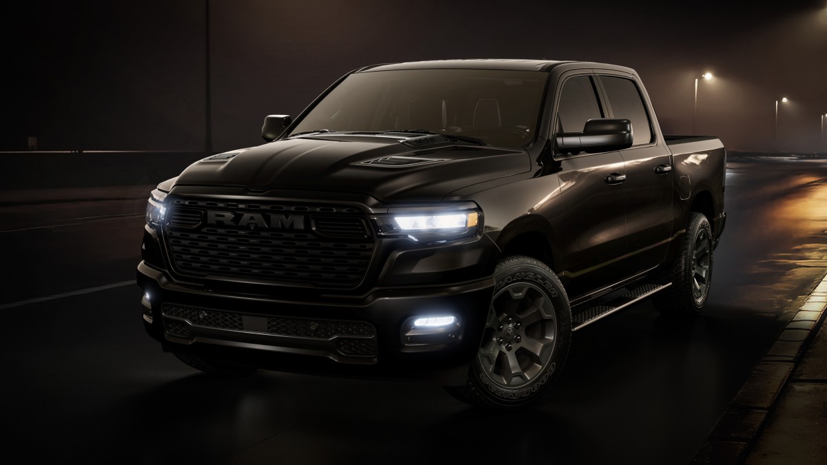 The 2026 Ram 1500 Express seen from a front quarter angle