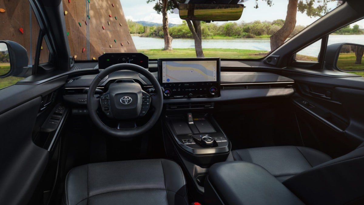 The interior of the 2026 Toyota bZ