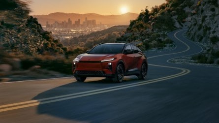 The 2026 Toyota CH-R seen from a front quarter angle