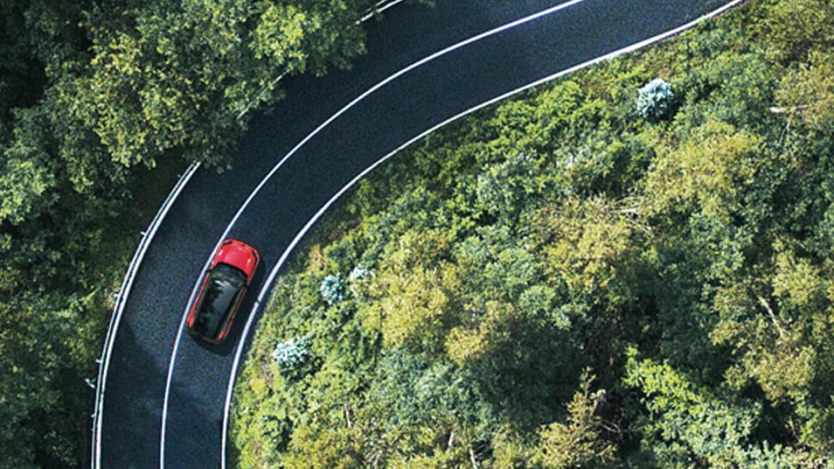 A teaser photo showing the 2026 Toyota RAV4 from overhead