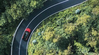 A teaser photo showing the 2026 Toyota RAV4 from overhead