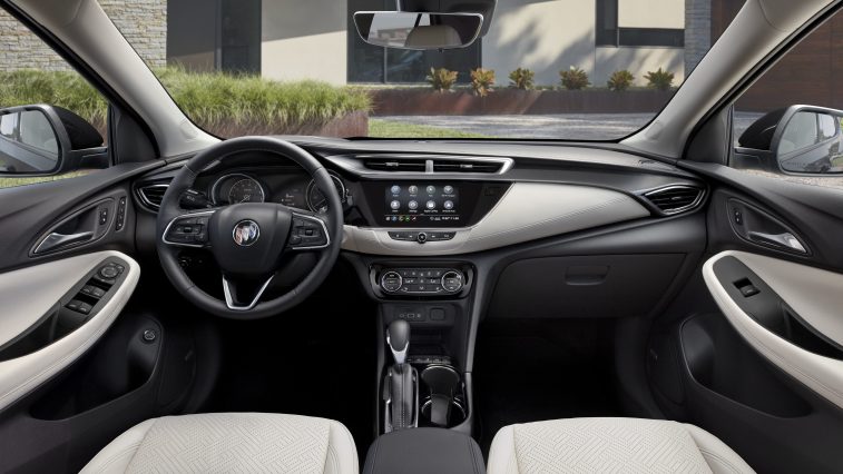 2022 Buick Encore GX front cabin.