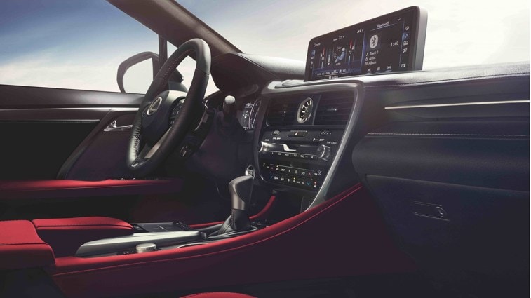 2022 Lexus RX interior.