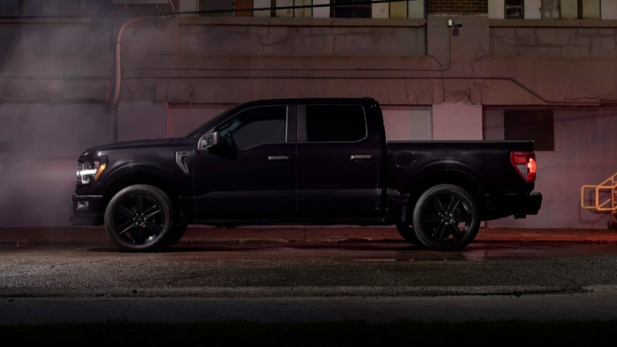 The 2025 Ford F-150 Lobo seen in profile