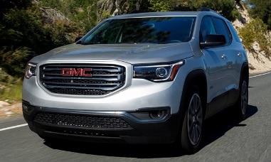 2017 GMC Acadia Comparison