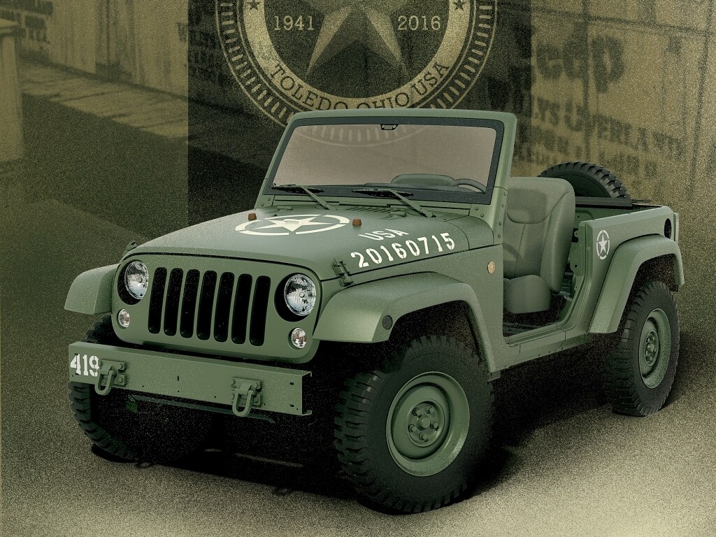 Jeep Wrangler 75th Salute Concept Marks 
