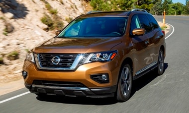 2017 Nissan Pathfinder Midsize SUV Comparison